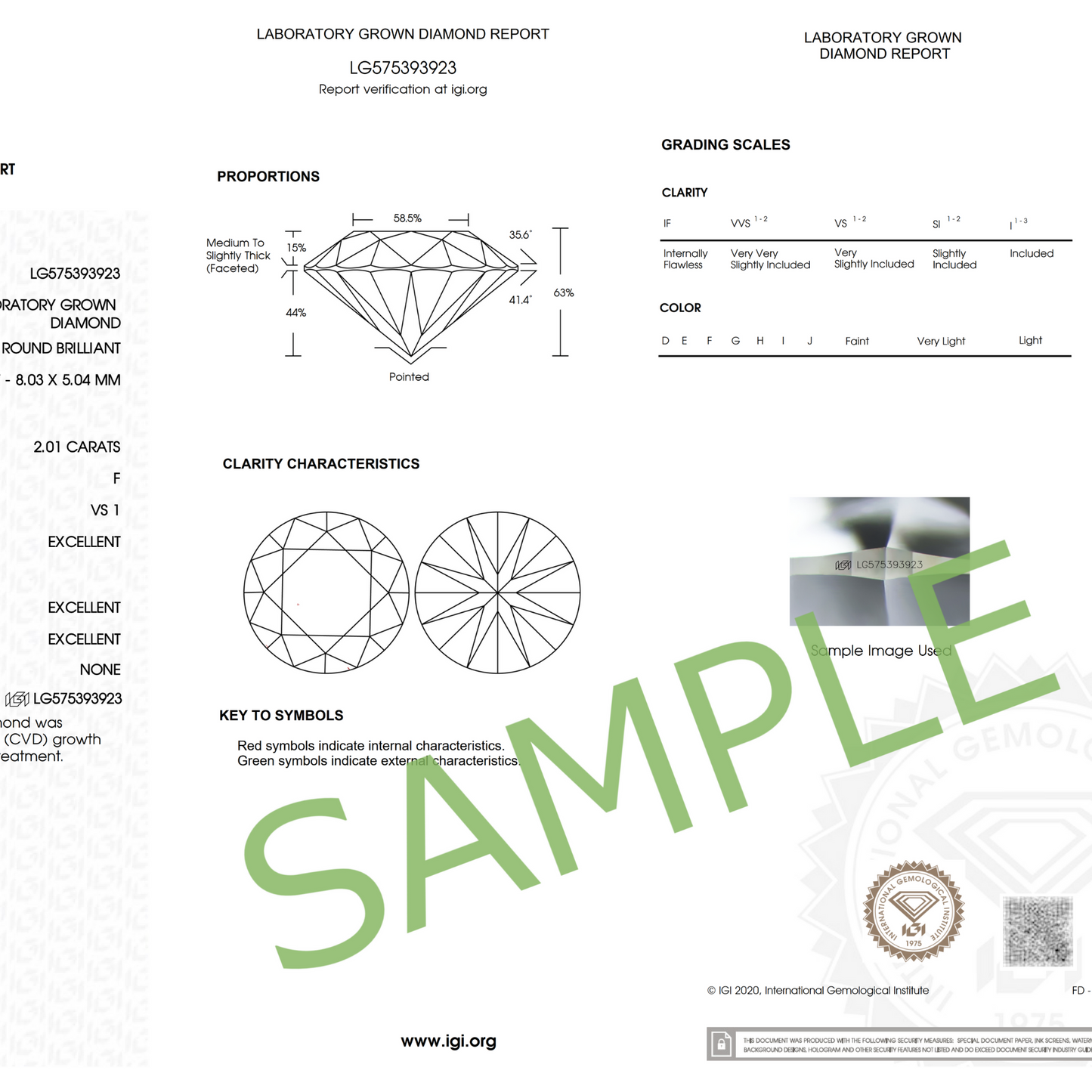 2カラットネックレス<6本爪>