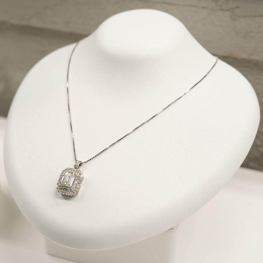 3カラットエメラルドカットペンダント<フジテレビ ライブニュース イット!で放送>