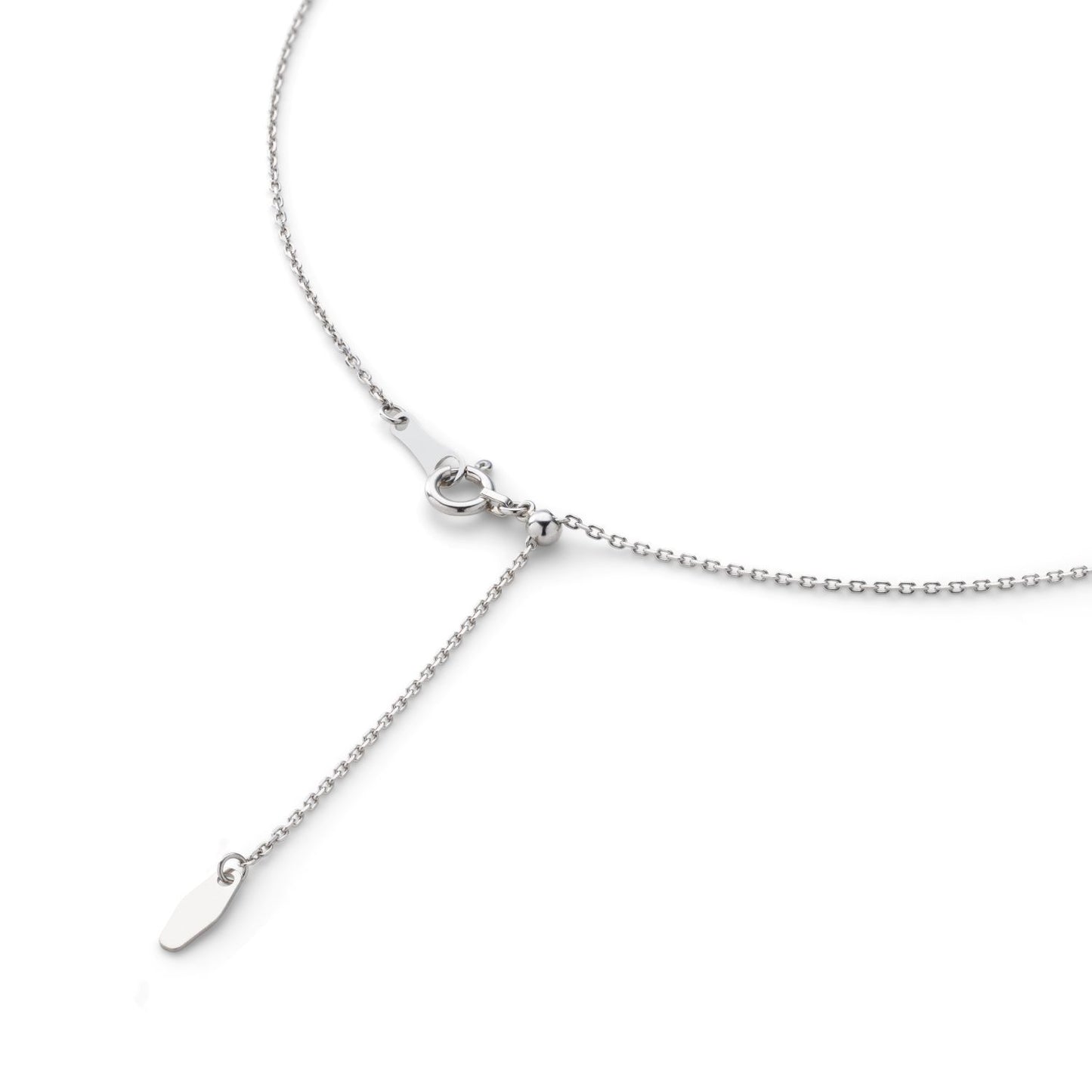 ラボグロウンダイヤモンドクロスアーチ形ネックレス