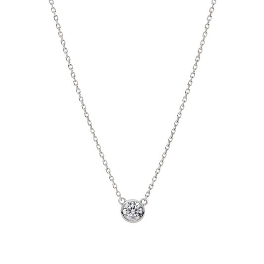 覆輪留めネックレス